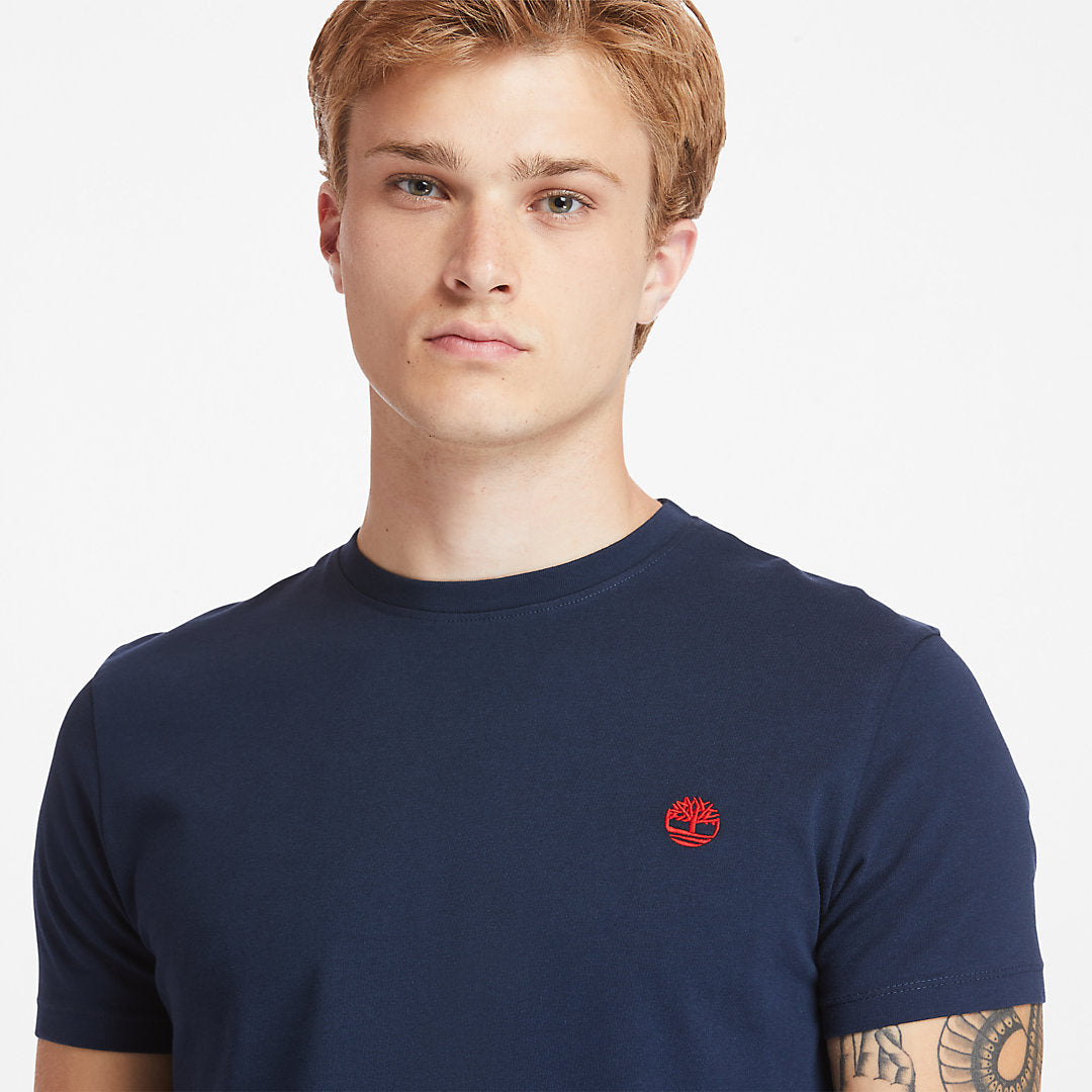 Mens Timberland Dunstan River Crew Tee for Men in Dark Blue
