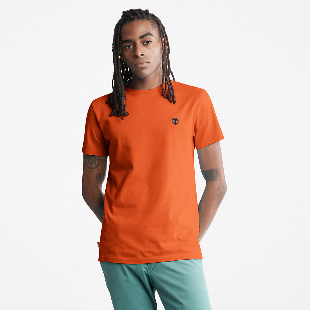 Mens Timberland Dunstan River T-Shirt for Men in Orange
