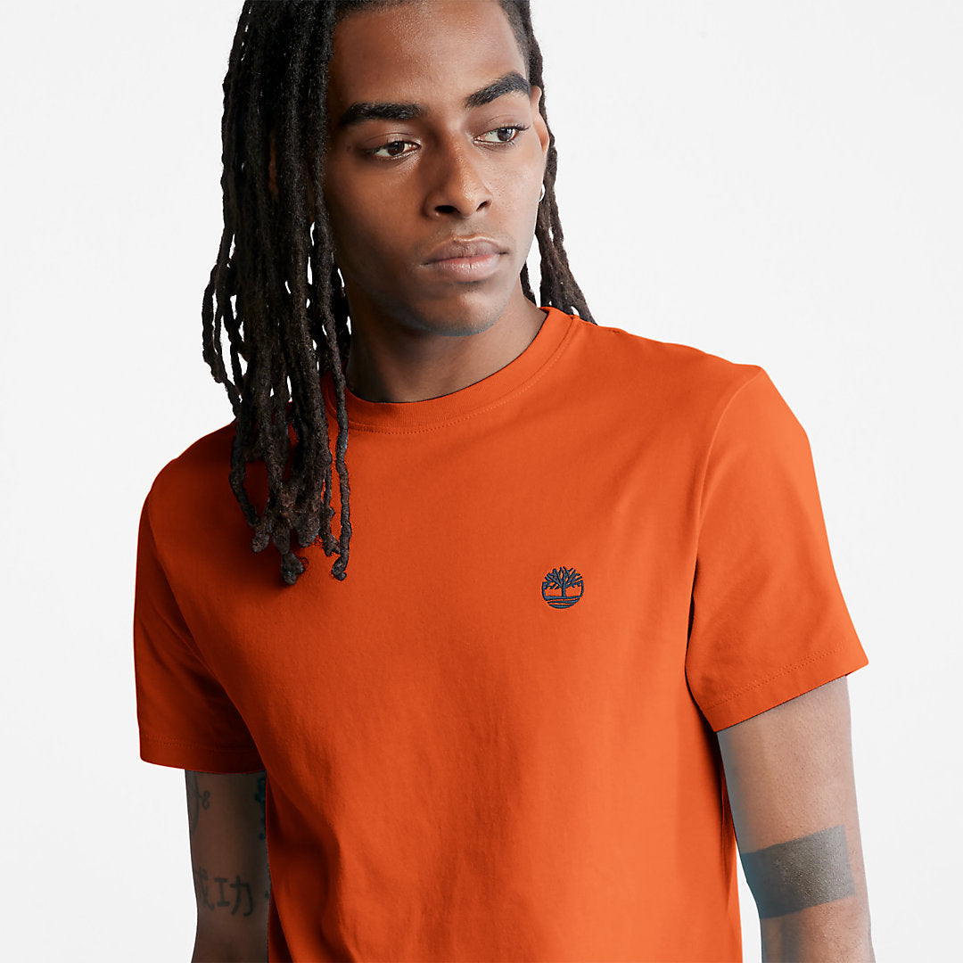 Mens Timberland Dunstan River T-Shirt for Men in Orange