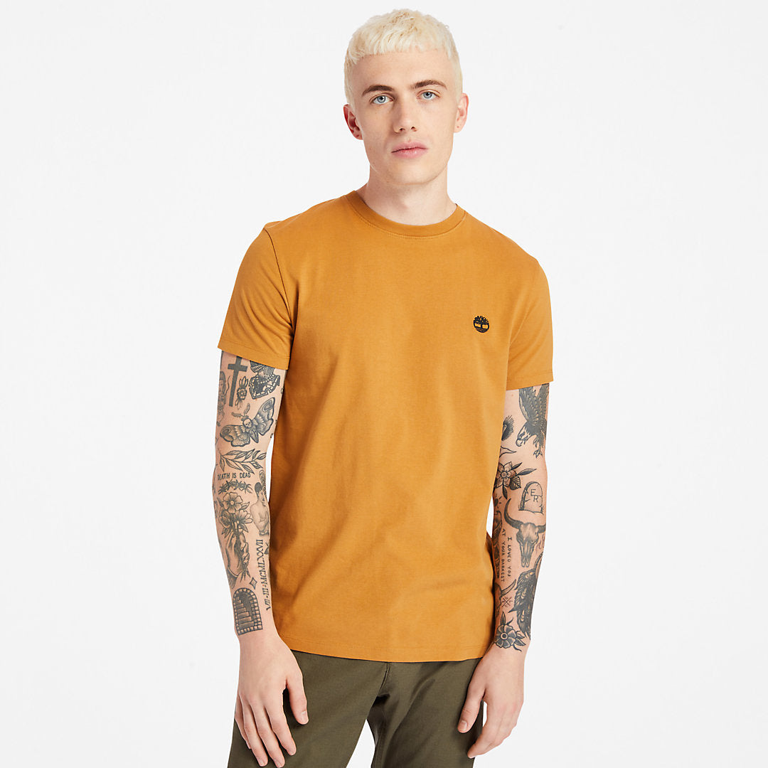 Mens Timberland Dunstan River Crew Tee for Men in Yellow