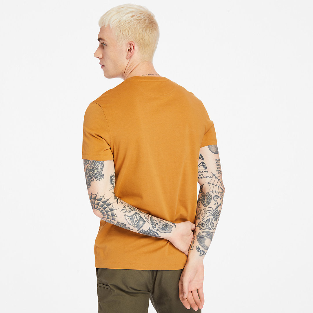 Mens Timberland Dunstan River Crew Tee for Men in Yellow