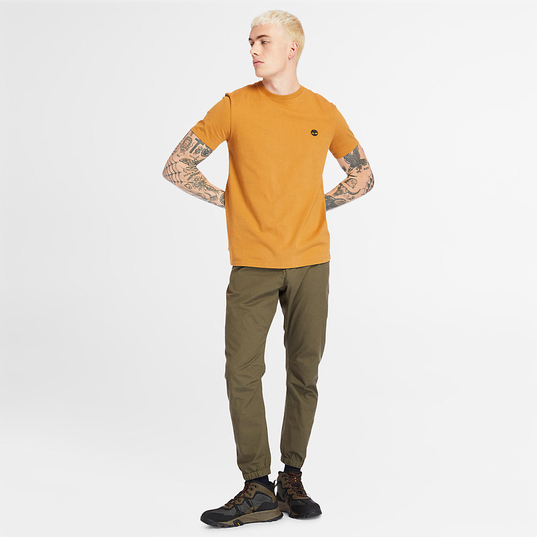 Mens Timberland Dunstan River Crew Tee for Men in Yellow