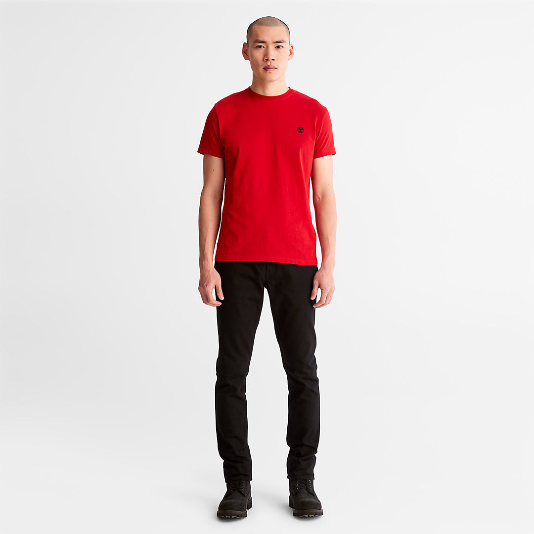 Mens Timberland Dunstan River Crew Tee for Men in Red