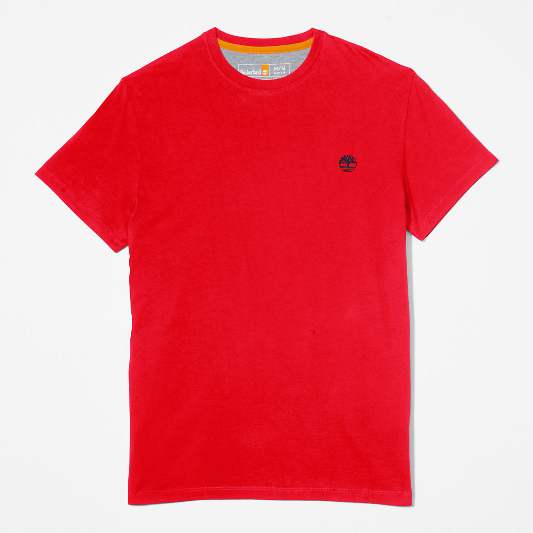 Mens Timberland Dunstan River Crew Tee for Men in Red