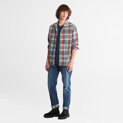 Mens Timberland Dunstan River V-Neck T-Shirt for Men in Navy