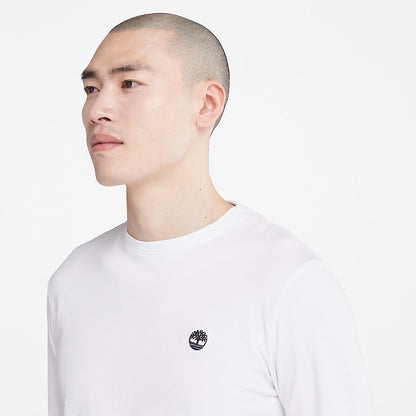 Mens Timberland Dunstan River LS T-Shirt for Men in White