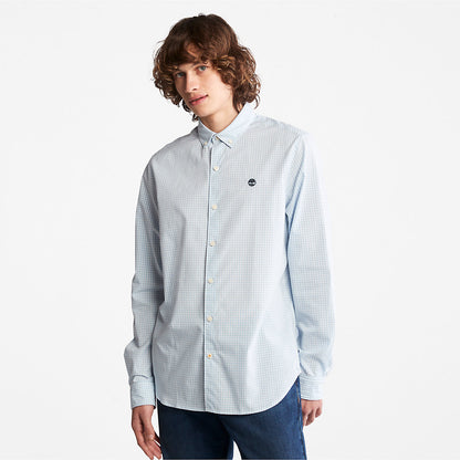 Mens Timberland Suncook River Gingham Shirt for Men in Blue