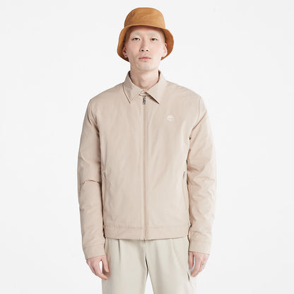 Mens Timberland Men's Stratham Winter Bomber Jacket in Beige