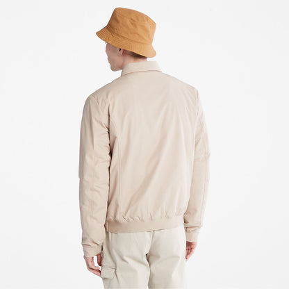Mens Timberland Men's Stratham Winter Bomber Jacket in Beige