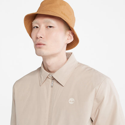 Mens Timberland Men's Stratham Winter Bomber Jacket in Beige