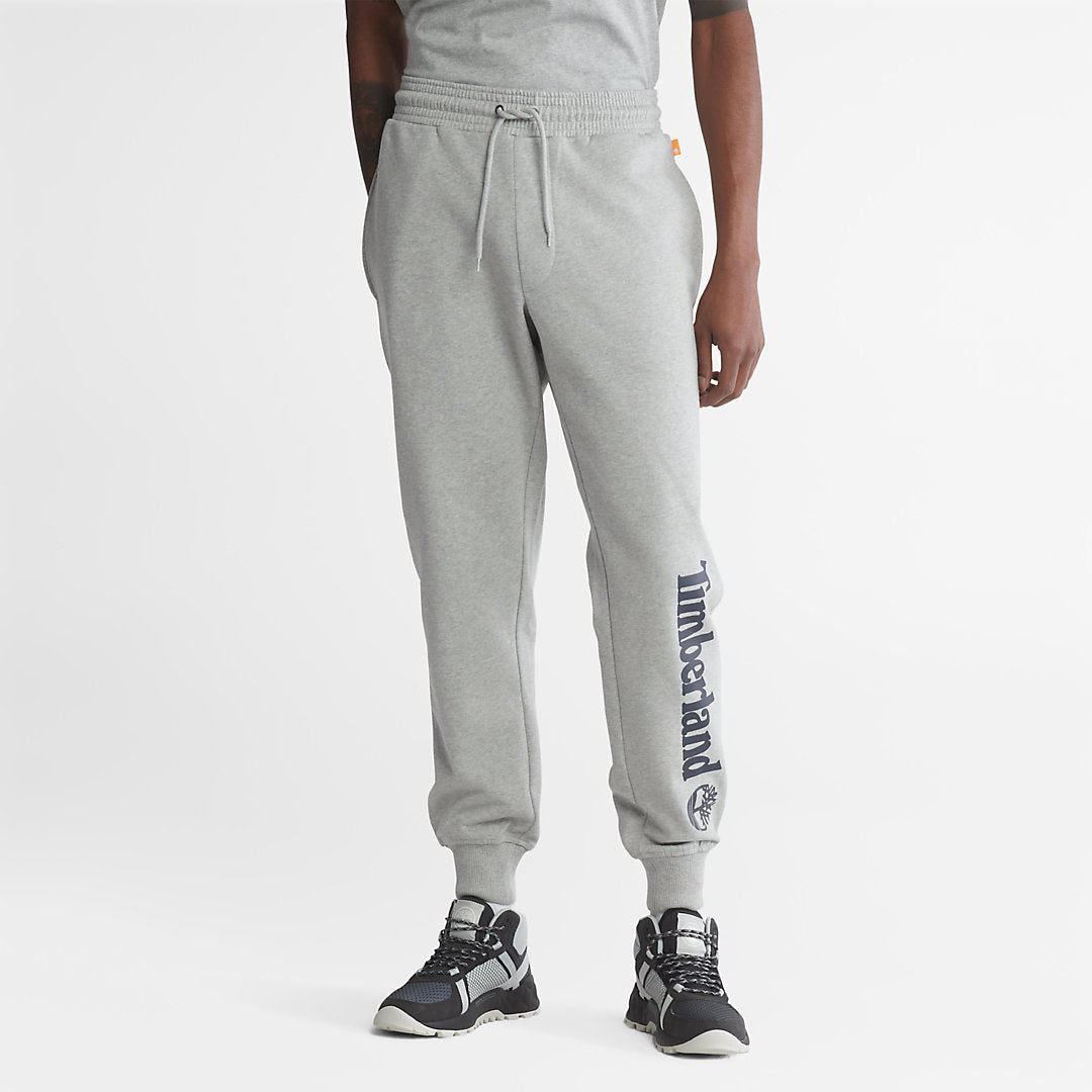 Mens Timberland Logo Sweatpants for Men in Grey
