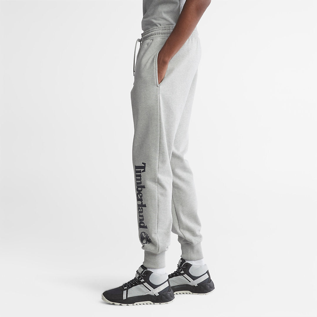 Mens Timberland Logo Sweatpants for Men in Grey
