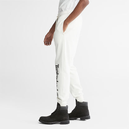 Mens Timberland Core Logo Sweatpants for Men in White
