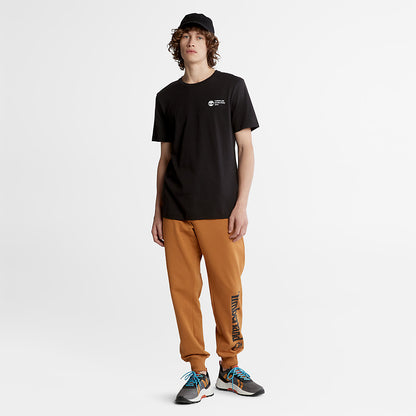 Mens Timberland Core Logo Sweatpants for Men in Yellow