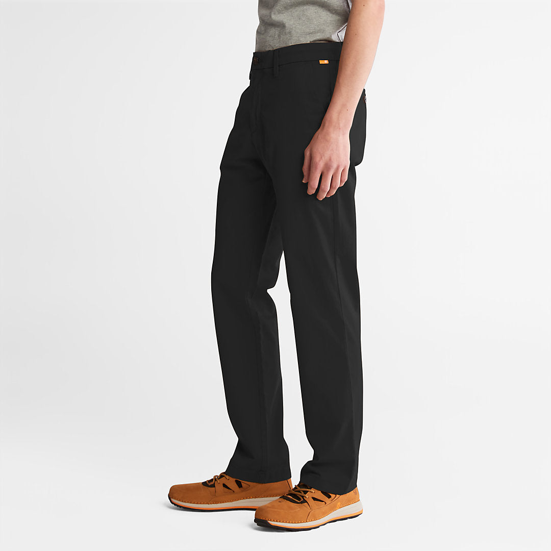 Mens Timberland Squam Lake Twill Chino Pants for Men in Black
