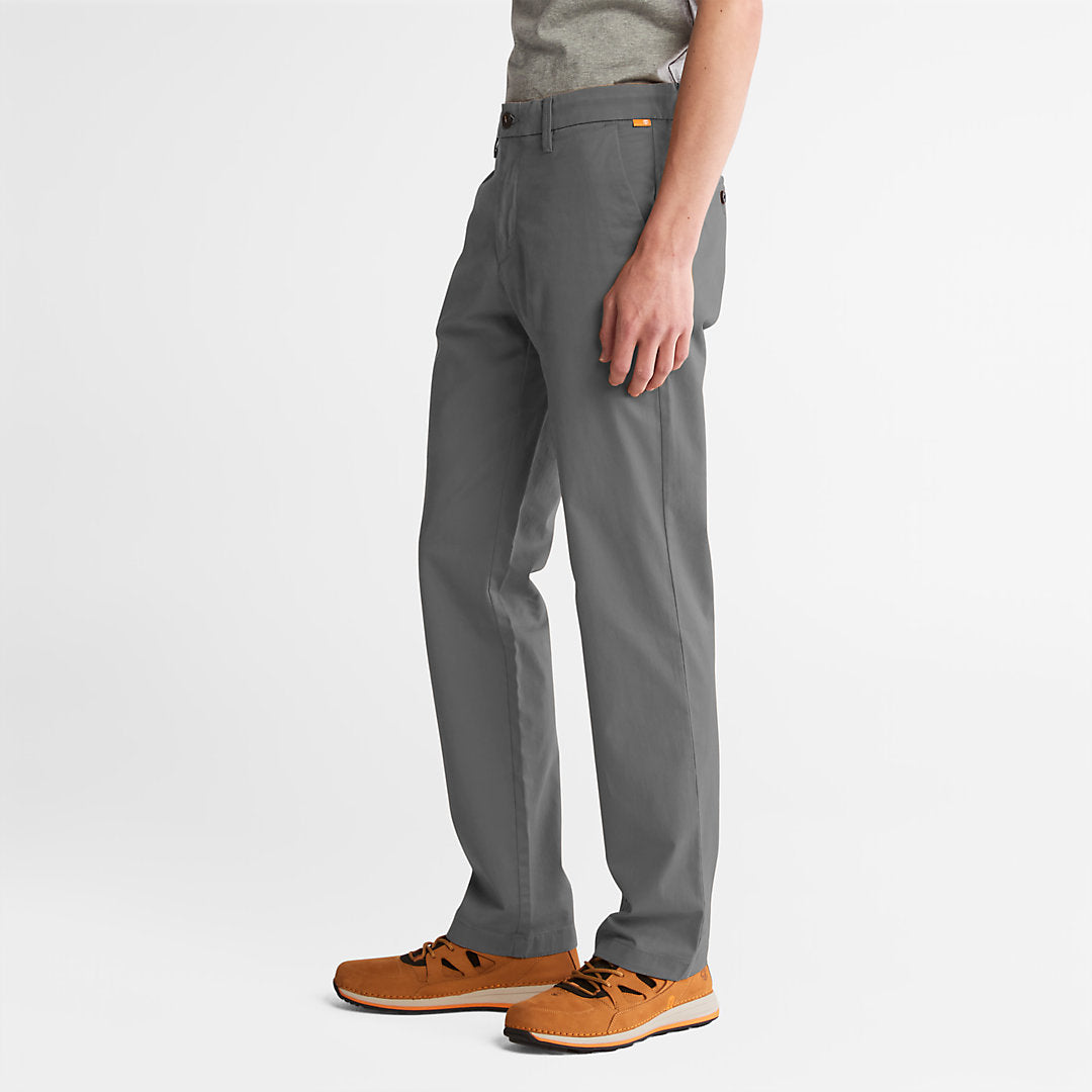 Mens Timberland Squam Lake Stretch Chinos for Men in Grey