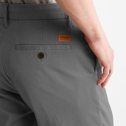 Mens Timberland Squam Lake Stretch Chinos for Men in Grey