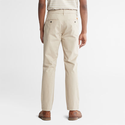 Mens Timberland Squam Lake Stretch Chinos for Men in Beige
