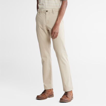Mens Timberland Squam Lake Stretch Chinos for Men in Beige