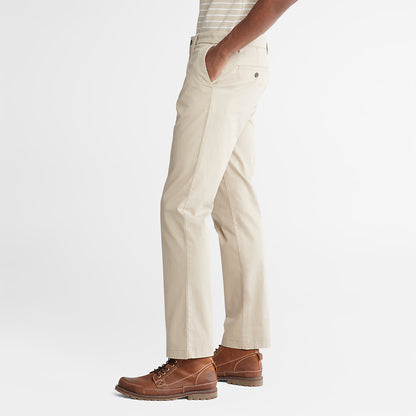 Mens Timberland Squam Lake Stretch Chinos for Men in Beige