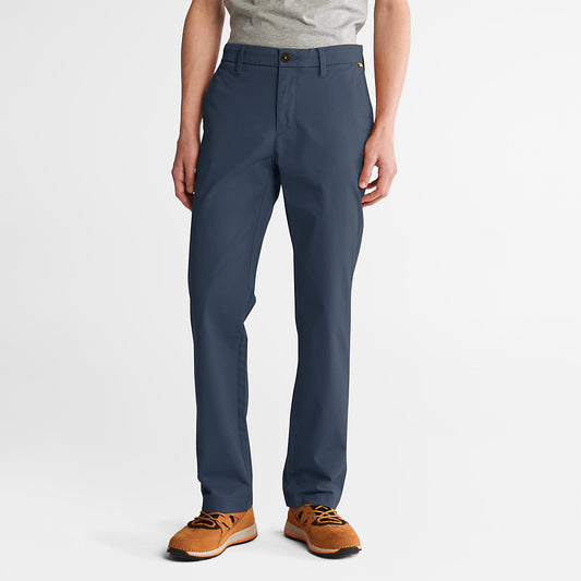 Mens Timberland Squam Lake Stretch Chinos for Men in Blue