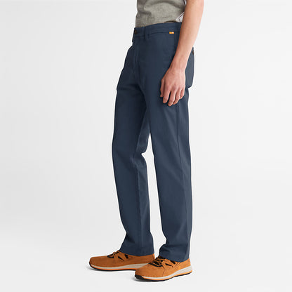 Mens Timberland Squam Lake Stretch Chinos for Men in Blue