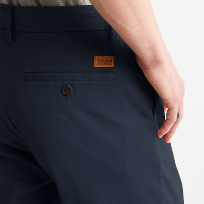 Mens Timberland Squam Lake Twill Chino Pants for Men in Navy