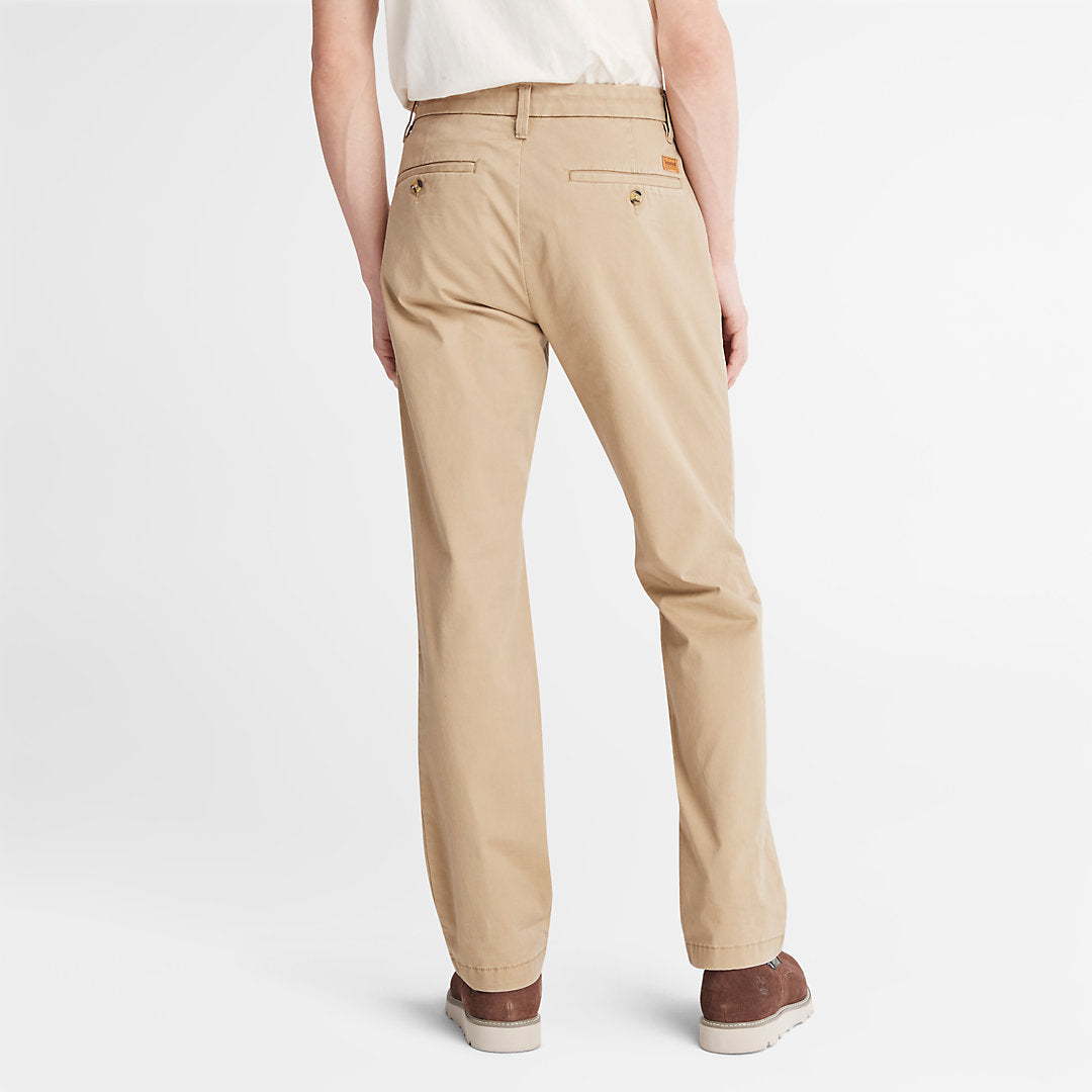 Mens Timberland Squam Lake Twill Chino Pants for Men in Khaki