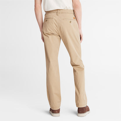 Mens Timberland Squam Lake Twill Chino Pants for Men in Khaki