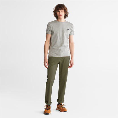 Mens Timberland Squam Lake Twill Chino Pants for Men in Green