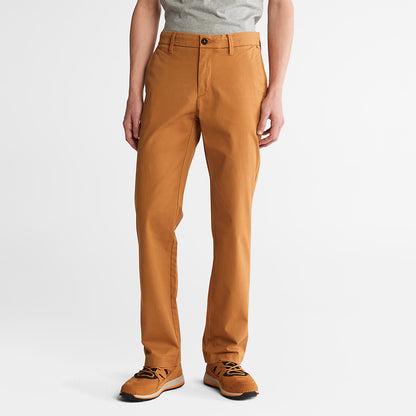 Mens Timberland Squam Lake Twill Chino Pants for Men in Yellow
