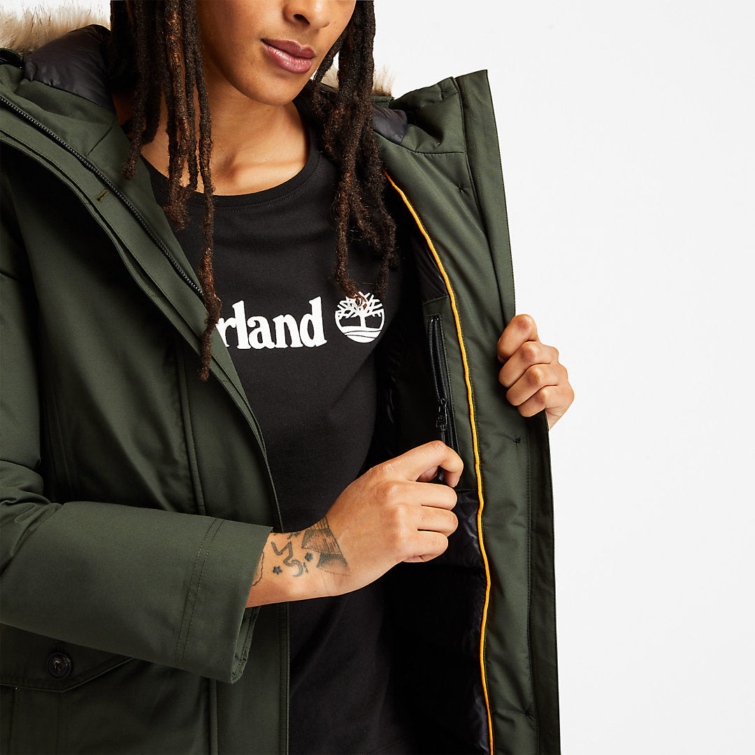 Womens Timberland DryVent™ Waterproof Parka for Women in Green
