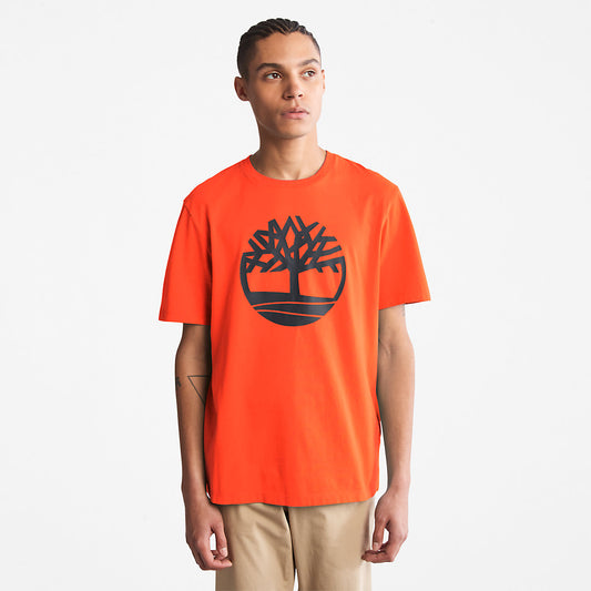Mens Timberland Kennebec River Tree-Logo T-Shirt for Men in Green