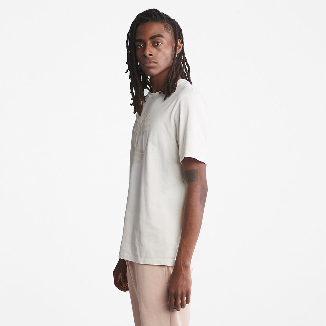 Mens Timberland Kennebec River Tree-Logo T-Shirt for Men in White