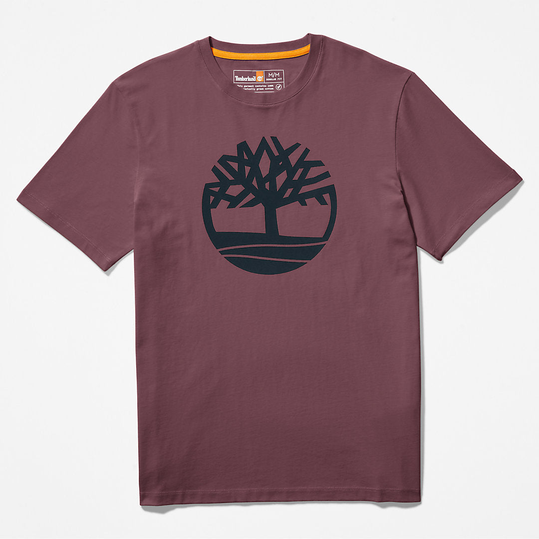 Mens Timberland Kennebec River Tree-Logo T-Shirt for Men in Purple