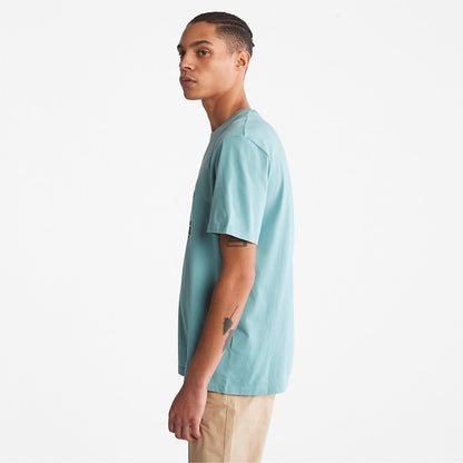 Mens Timberland Kennebec River Tree-Logo T-Shirt for Men in Blue