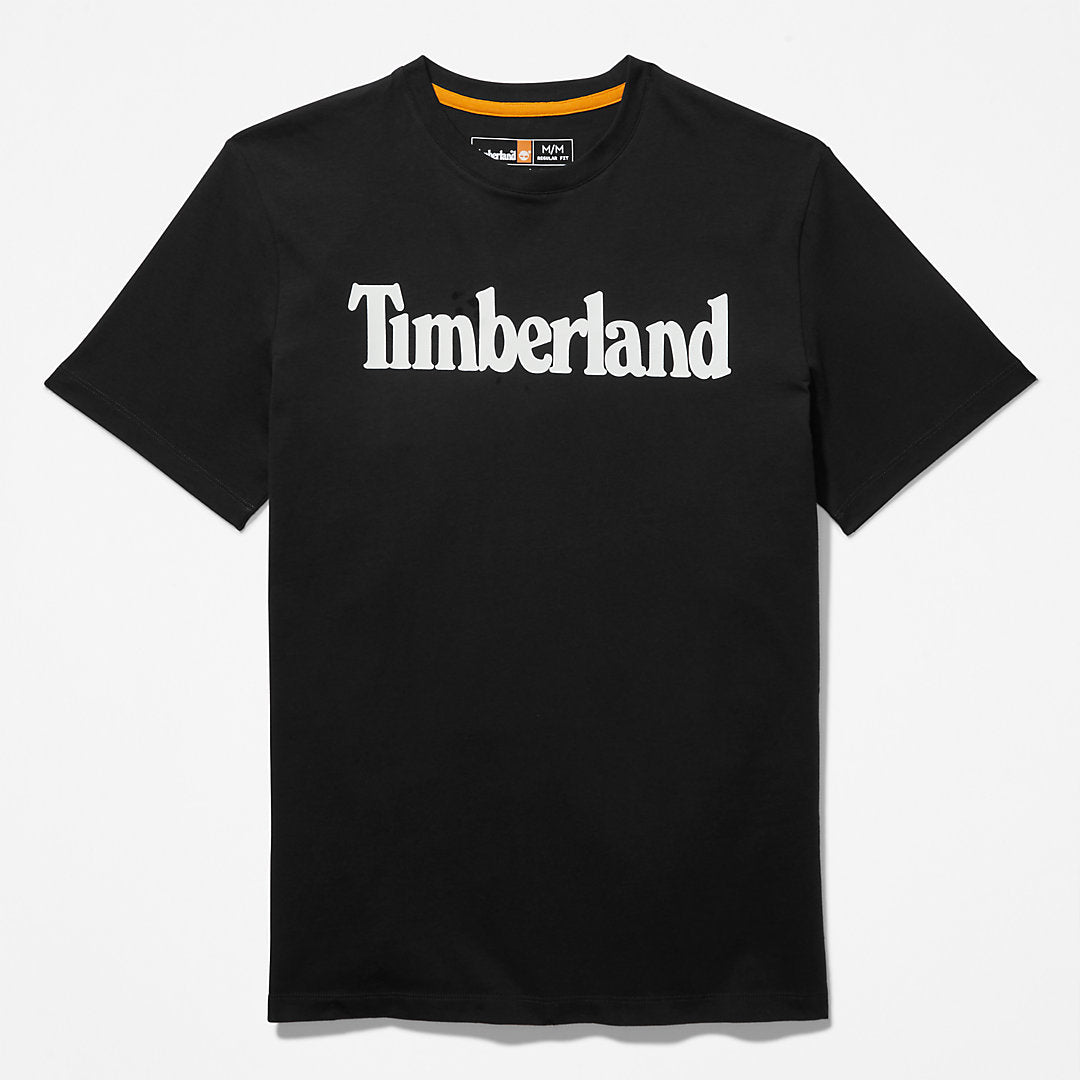 Mens Timberland Kennebec River Logo T-Shirt for Men in Black
