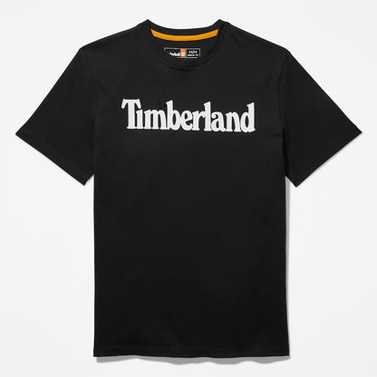Mens Timberland Kennebec River Logo T-Shirt for Men in Black
