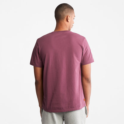 Mens Timberland Kennebec River Logo T-Shirt for Men in Purple