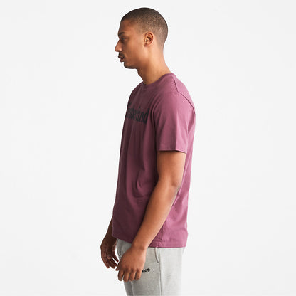 Mens Timberland Kennebec River Logo T-Shirt for Men in Purple