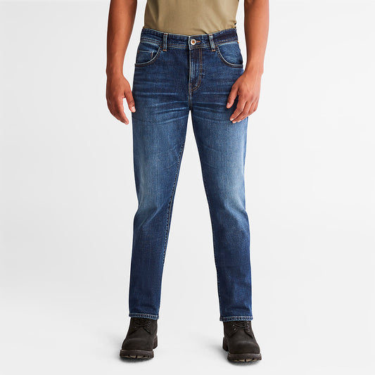 Mens Timberland Squam Lake Stretch Jeans in Blue