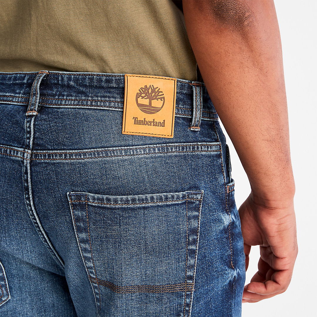 Mens Timberland Squam Lake Stretch Jeans in Blue