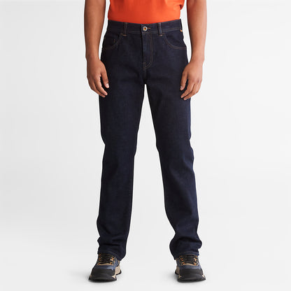 Mens Timberland Squam Lake Stretch Jeans in Indigo