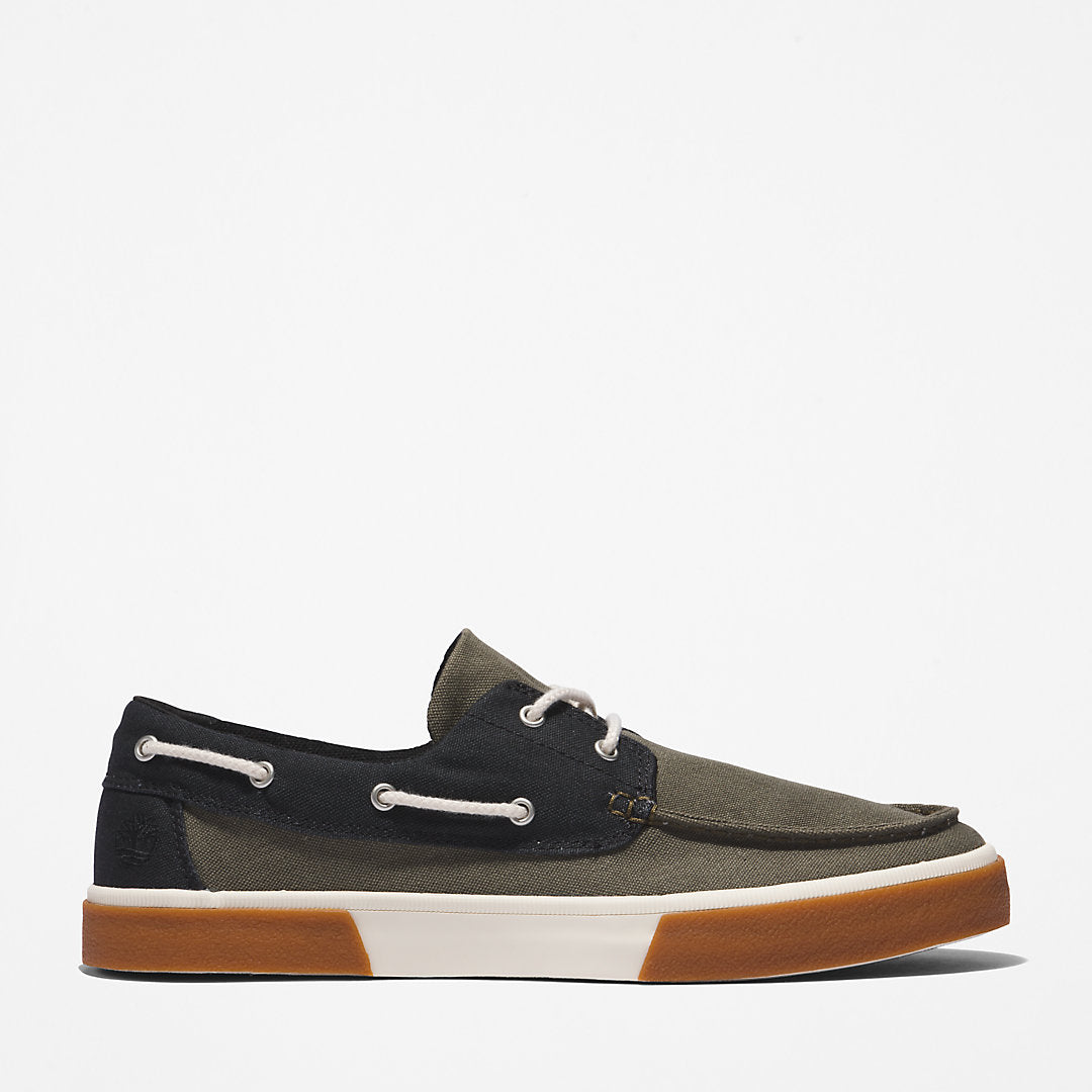 Mens Timberland Union Wharf 2.0 EK+ Boat Shoe for Men in Dark Green