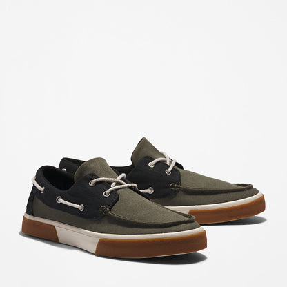 Mens Timberland Union Wharf 2.0 EK+ Boat Shoe for Men in Dark Green