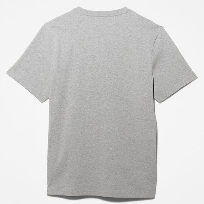 Mens Timberland Outdoor Heritage Linear-Logo T-Shirt for Men in Grey