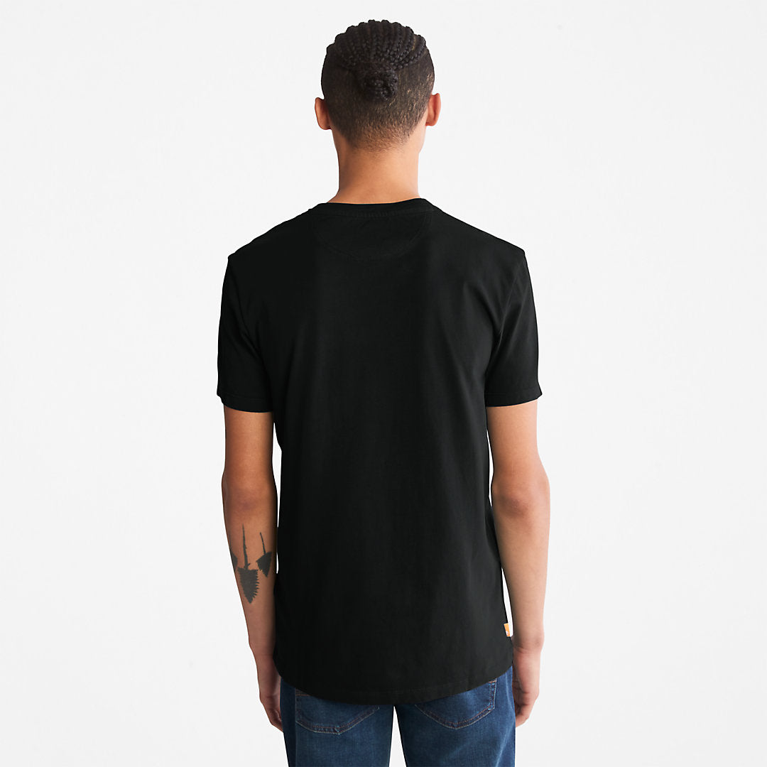 Mens Timberland Dunstan River Pocket T-shirt for Men in Black