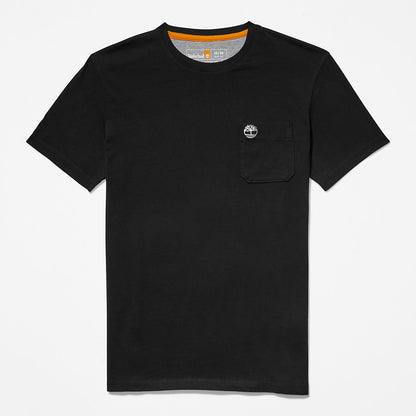 Mens Timberland Dunstan River Pocket T-shirt for Men in Black