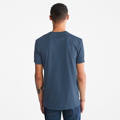 Mens Timberland Dunstan River One-Pocket T-Shirt for Men in Blue