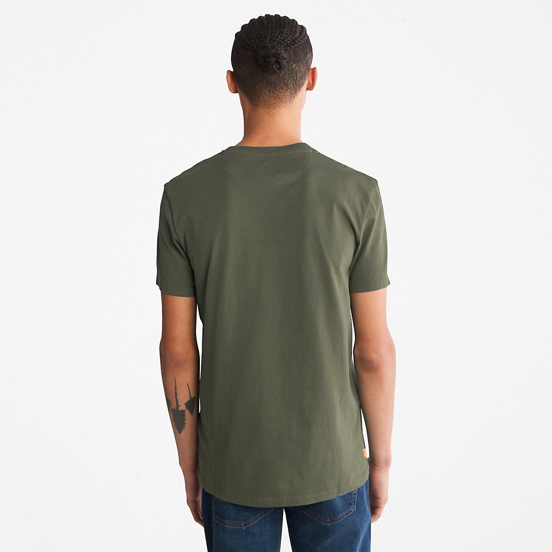 Mens Timberland Dunstan River Pocket T-shirt for Men in Green
